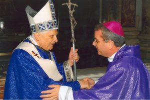 Benedetto XVI e mons. Arrigo Miglio