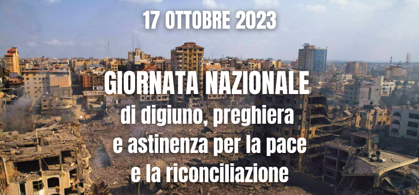 17 ottobre 2023. Giornata di digiuno e preghiera per la pace – Chiesa di  Cagliari