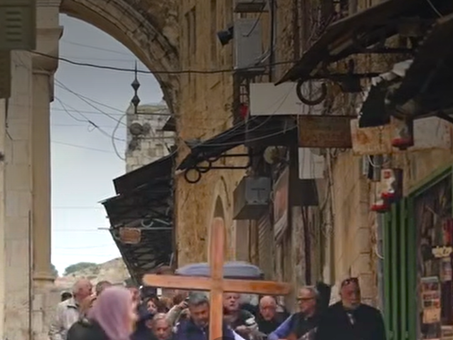 Via crucis Terra santa – croce