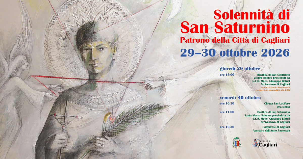 locandina Festa di San Saturnino, patrono di Cagliari